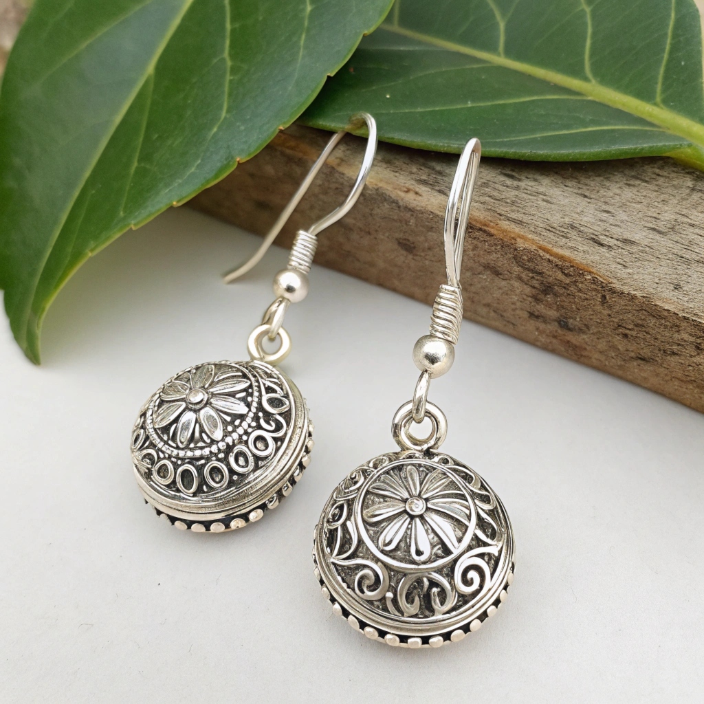 Brass pendant necklace